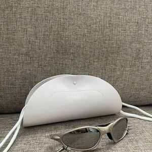 Canrae Silver Metal Sunglasses for Men